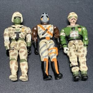 Vintage 1990 Lanard The Corps Gasman World Force Team 3.75" Toy Action Figures